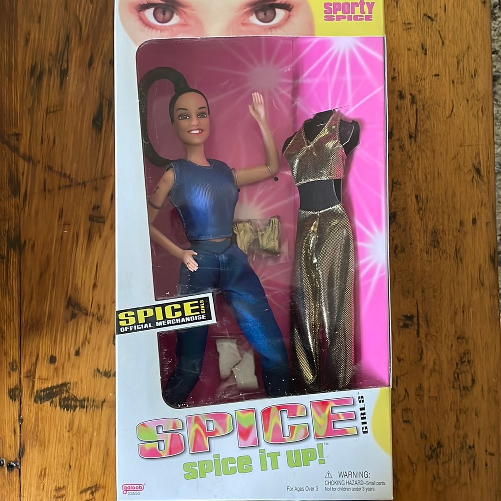 Unopened Sporty spice barbie doll
